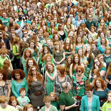 Redhead festival Ireland: Hundreds gather in glorious。